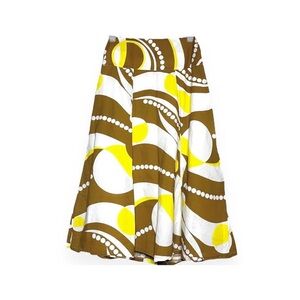 Rene Margo Retro A-Line Midi Skirt